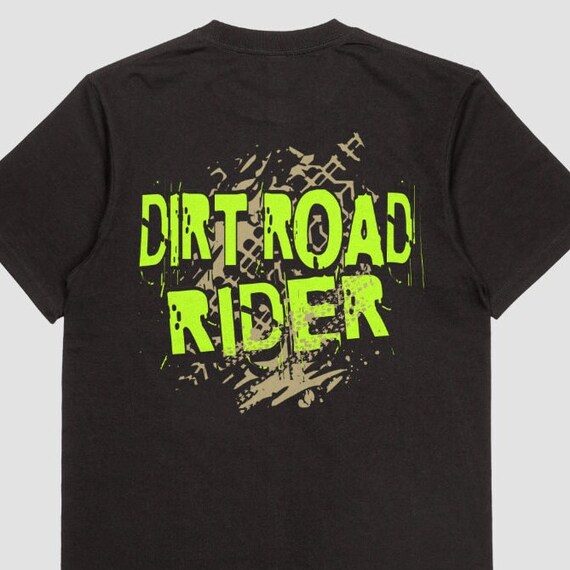 Black and neon green graphic best sale tee