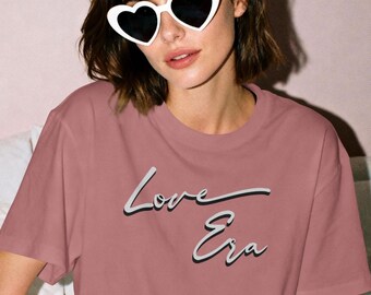 Love Era Shirt — Mauve, Soft Girl Shirt for Women