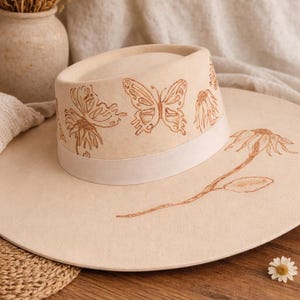 Butterfly Rancher Hat - Etsy display picture 1