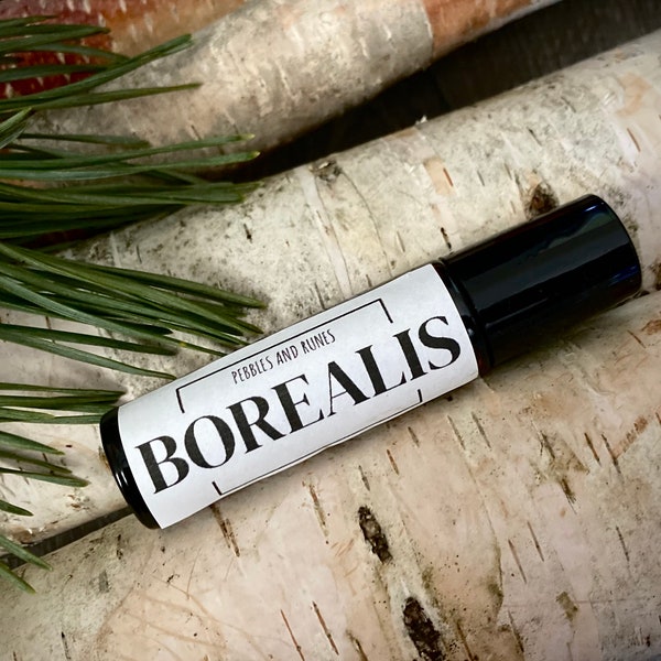 BOREALIS Cedarwood, Evergreen, Lavender Rollerball Dab Perfume Oil, Essential Oil Natural Fragrance, Viking, Mother’s Day, Wedding Gift