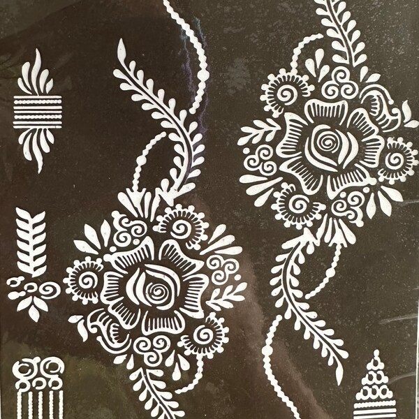 Henna Stencil Shop Online Etsy
