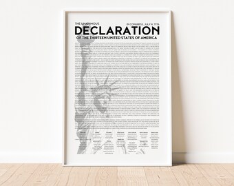 独立宣言の壁画、1776年7月4日アメリカ独立記念日のお祝いギフト