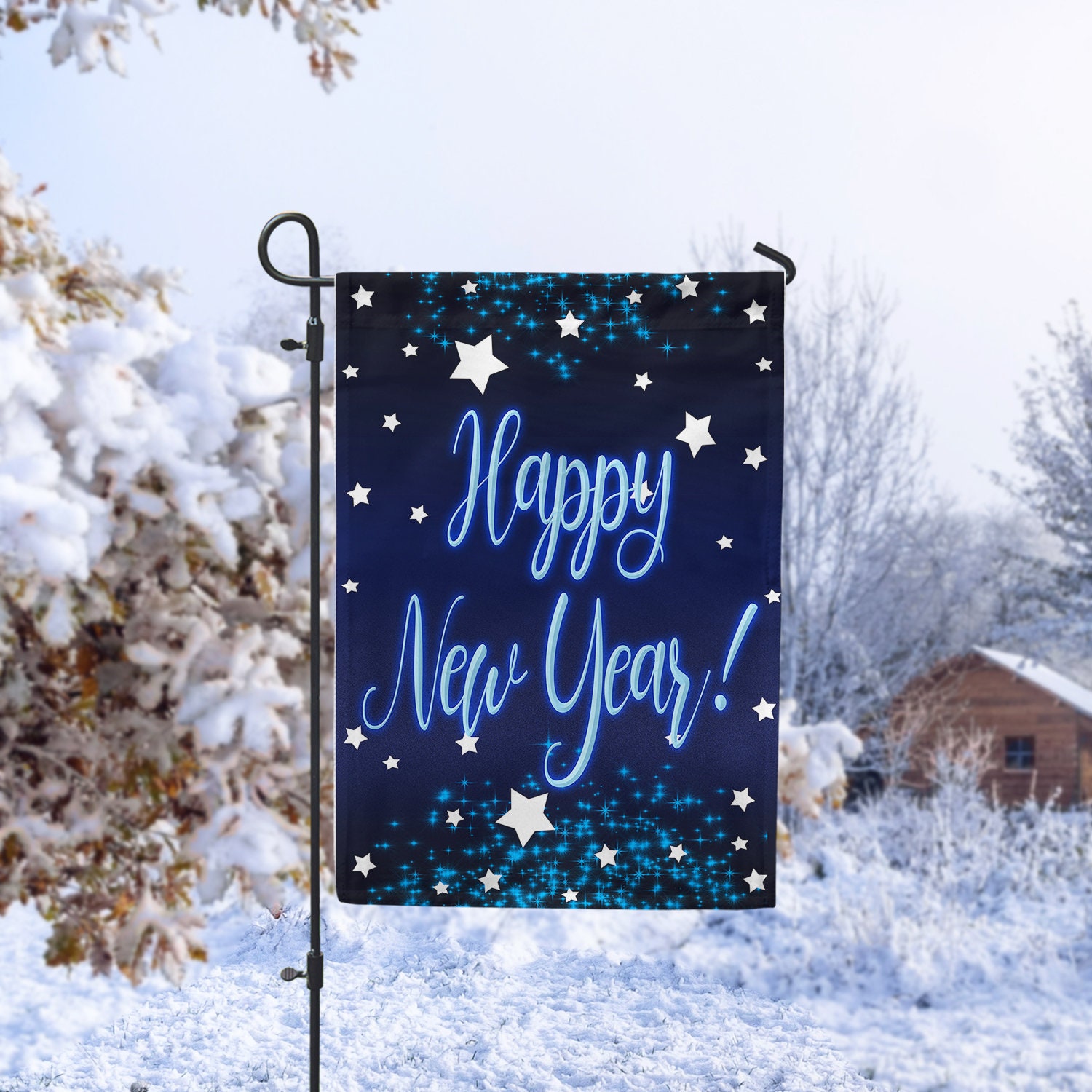 Discover Happy New Year Garden Flag