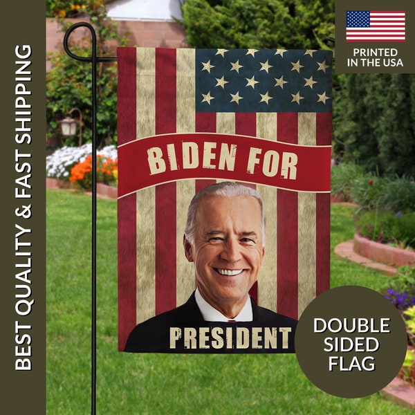 Biden For President Flag, Biden 2024 Garden Flag, Biden 2024 Flag, Biden 2024 Yard Sign, Biden Garden Flag, Joe Biden Flag, Anti-Trump Flag