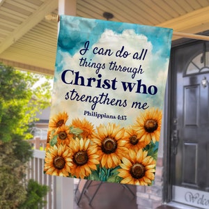 Bible Garden Flag, Scripture Flag, Christian Flag, Bible Verse Flag ...