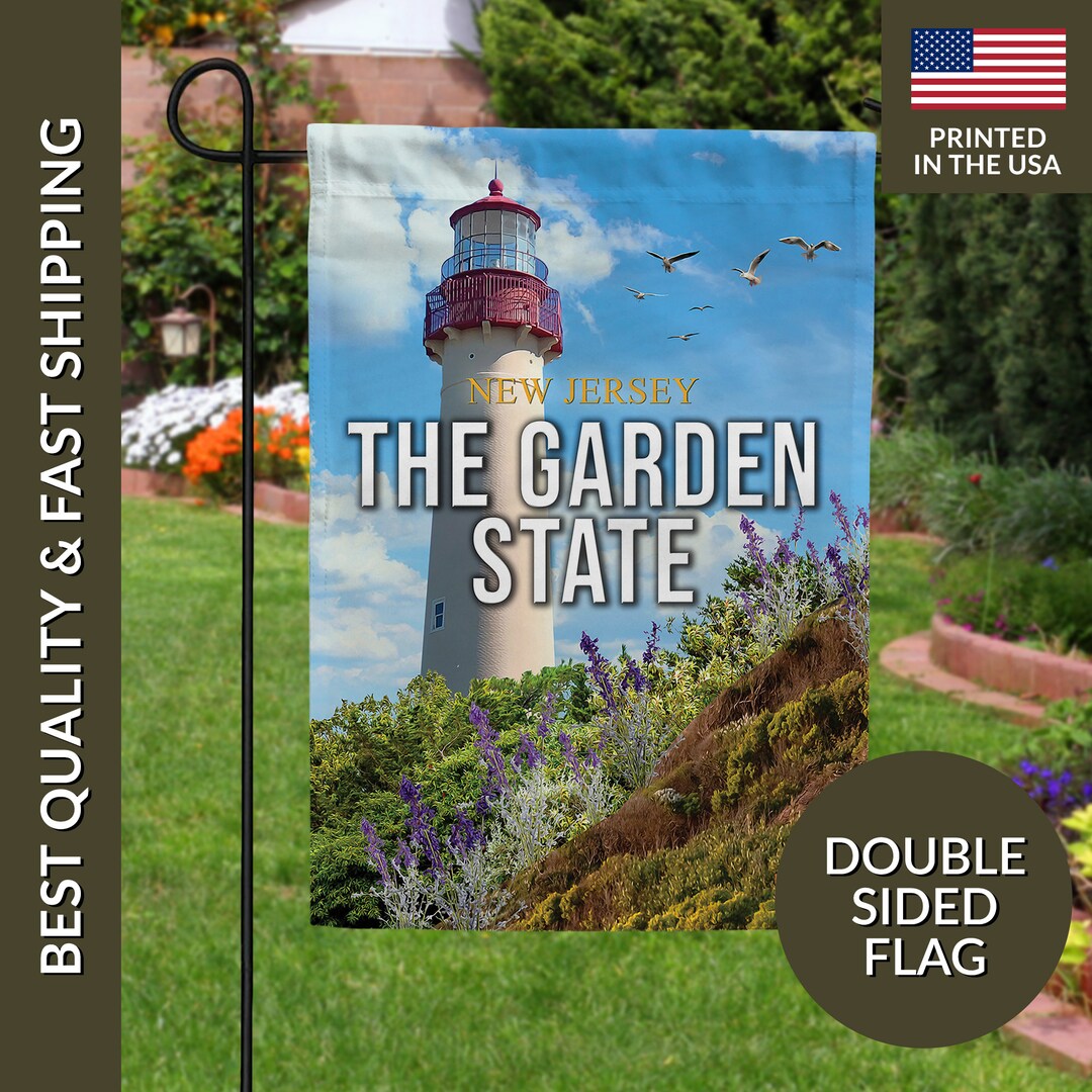 New Jersey State Garden Flag, New Jersey State Flag, New Jersey Flag