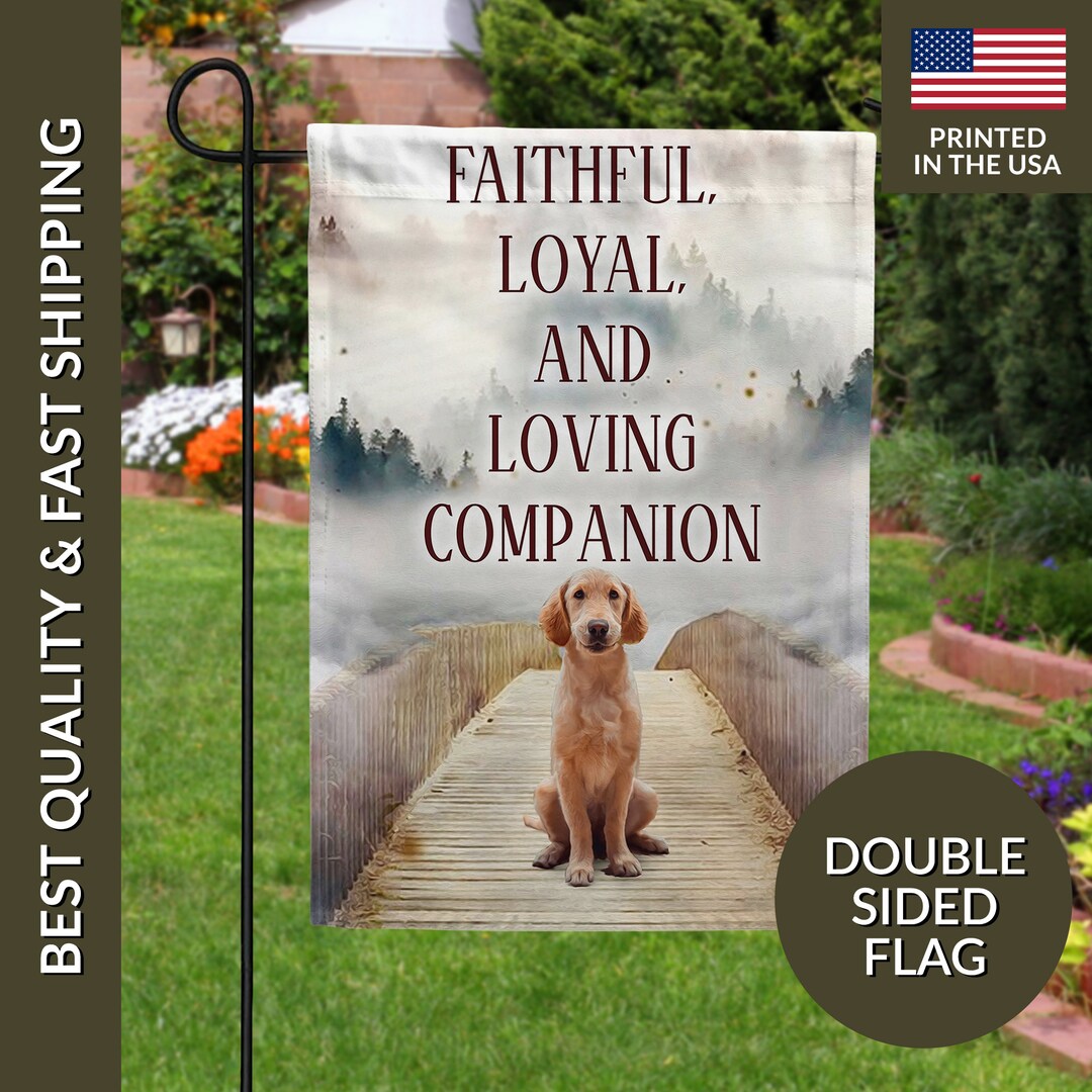 Dog Memorial Flag, Pet Dog Memorial Garden Flag, Pet Memorial Flag, in