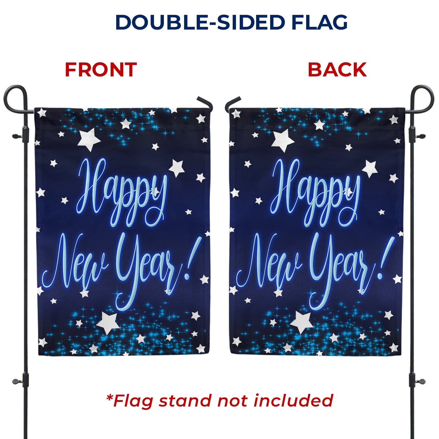 Discover Happy New Year Garden Flag