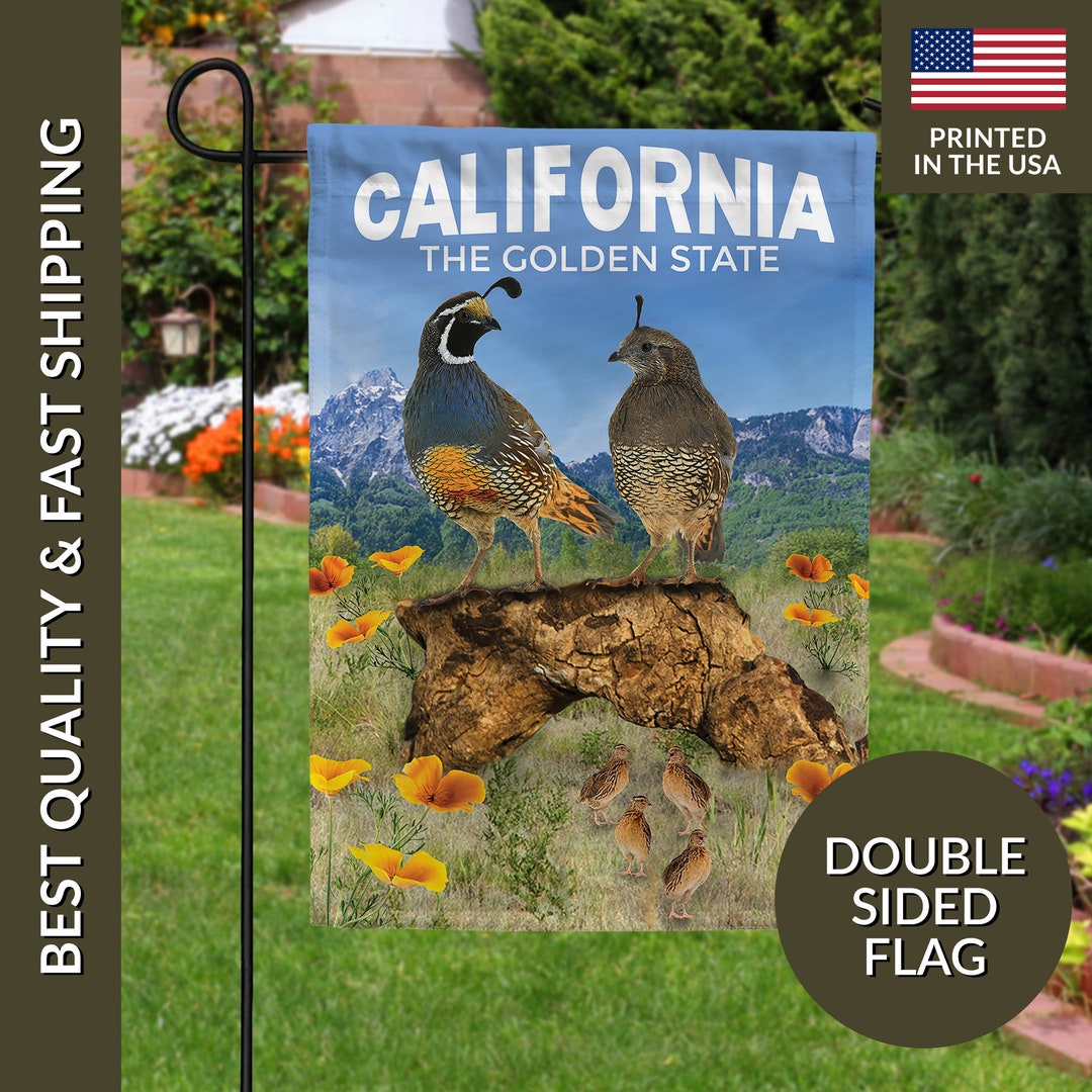 California State Garden Flag, California State Flag, California Flag