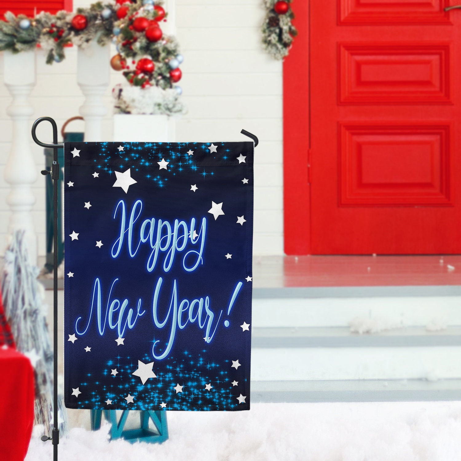 Discover Happy New Year Garden Flag