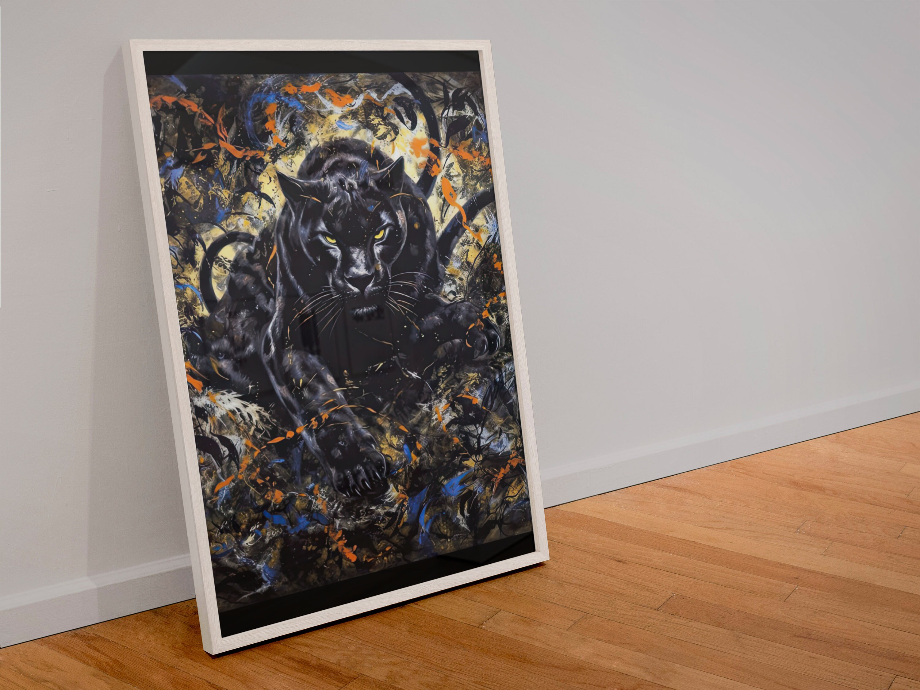 Enigmatic Panther Instant Download Nature Lover Gift Animal Art 