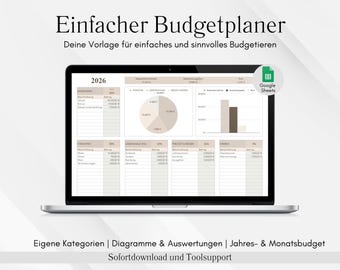 Google Sheets Budget Planner – Income & Expense Tracker | Digital Household Budget | Easy Budget Planning | 2026 Planner