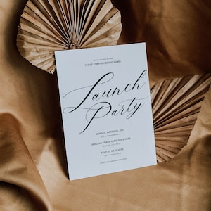 Launch Party Invitation | Corporate Event | Grand Opening | Editable ...