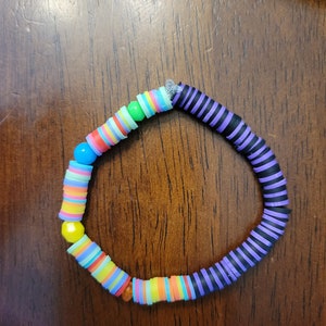 Wednesday & Enid Window Clay Bead Bracelet