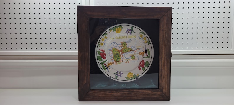 Deep Shadow Box With Frame, Large Square Display Case With Glass Lid ...