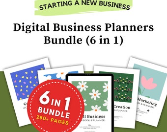 BUSINESS STARTER KIT, Downloadable Planner, Business Planner, Startup Planners, Small Business, Starting A New Business, Business Planners