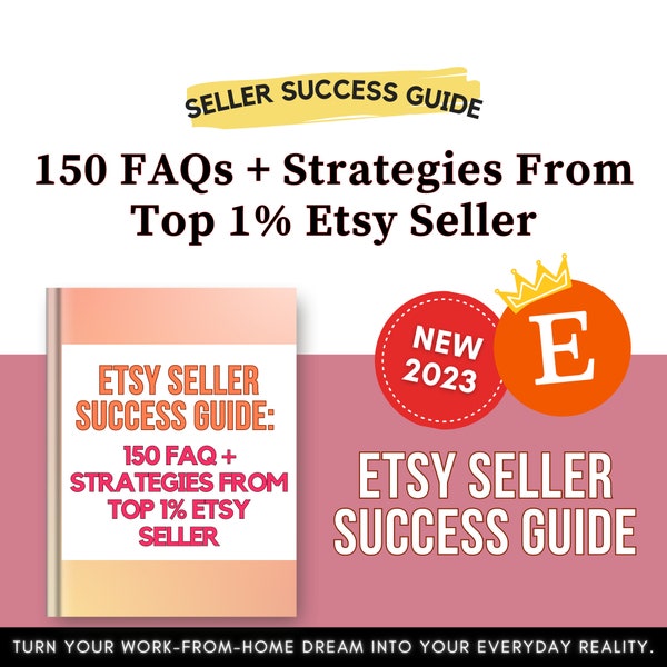 ETSY SELLER Success Guide, How To Sell On Etsy, Top Seller Tips, Etsy Shop Kit, New Seller Tools, Etsy Help, Small Business Tips, Etsy Sell