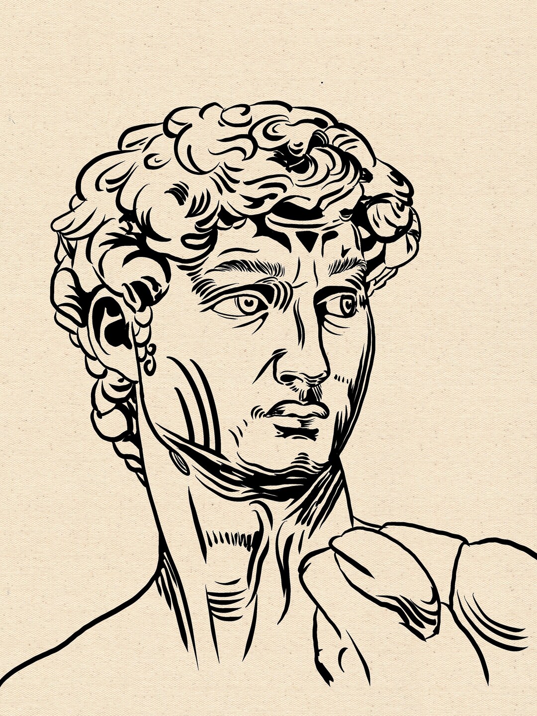 Michelangelos David Etsy