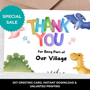 Carte de remerciement pour baby-sitter I Carte de remerciement pour nounou I Carte de remerciement pour garde d'enfants I Carte pour baby-sitter I Carte de baby-sitter I Carte de remerciement pour baby-sitter