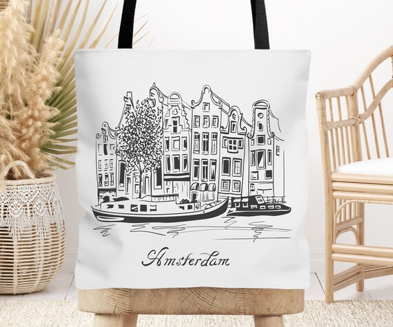 Cities print tote hot sale bag
