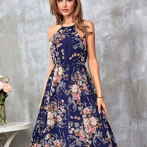 Summer Women Maxi Dress Floral Boho Sundress for Women | Boho Sun For Women Boho Clothing Dress Gift For Women