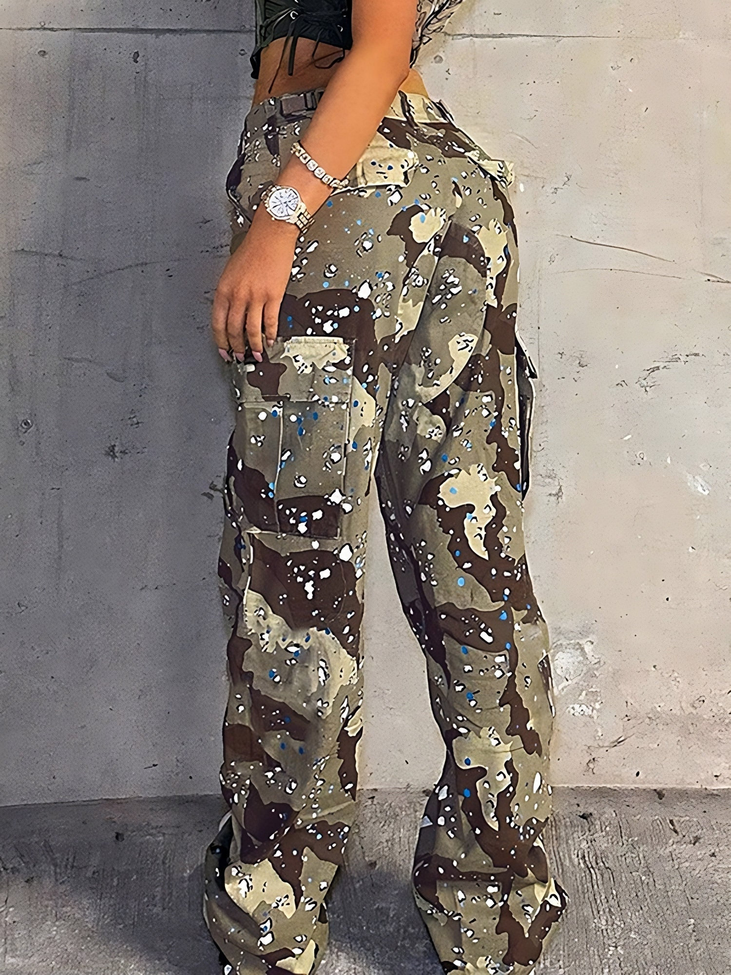 Army Print Trousers for women trousers  pants