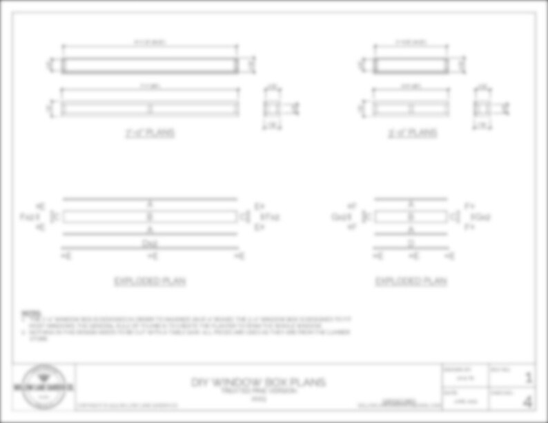 DIY Window Box Planter Digital Instant Download - Etsy