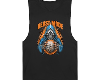 Activate Beast Mode Gym Tank Top: Edgy Workout Apparel