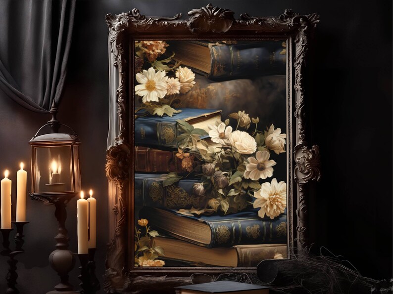 Dark Academia Print Dark Aesthetic Art Printable - Etsy