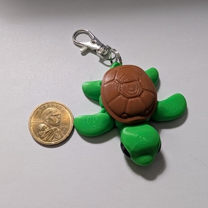 Cute Flexi Turtle Keychain
