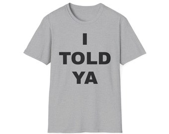 T-shirt souple Challengers 2023 I TOLD YA Zendaya