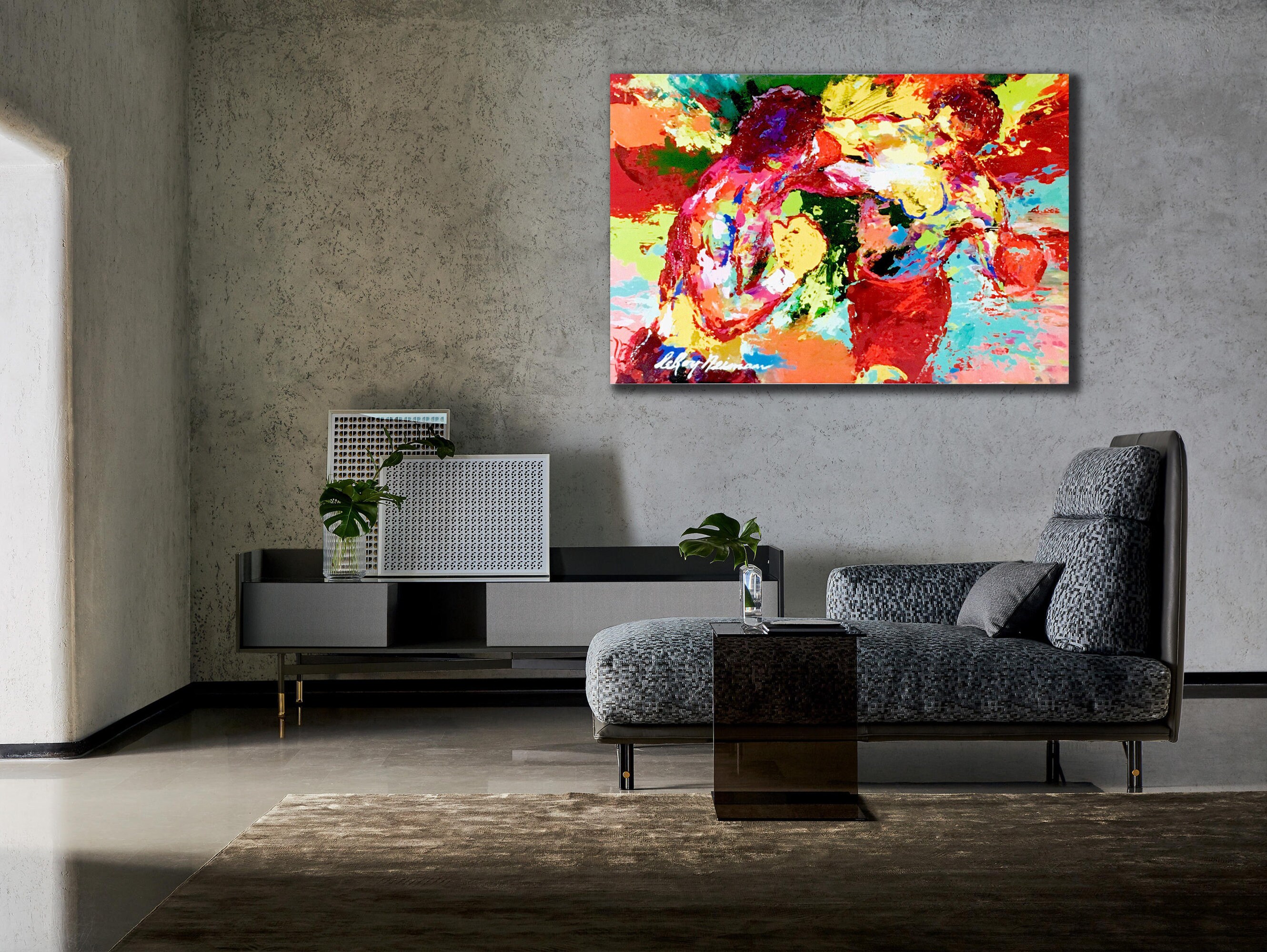 Quadro Tela Canvas Rocky Balboa Vs Apollo - Citazioni Film - Arte Da Parete