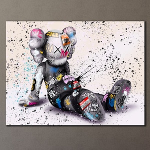 Kaws Canvas Poster - Perfect for Art Lovers