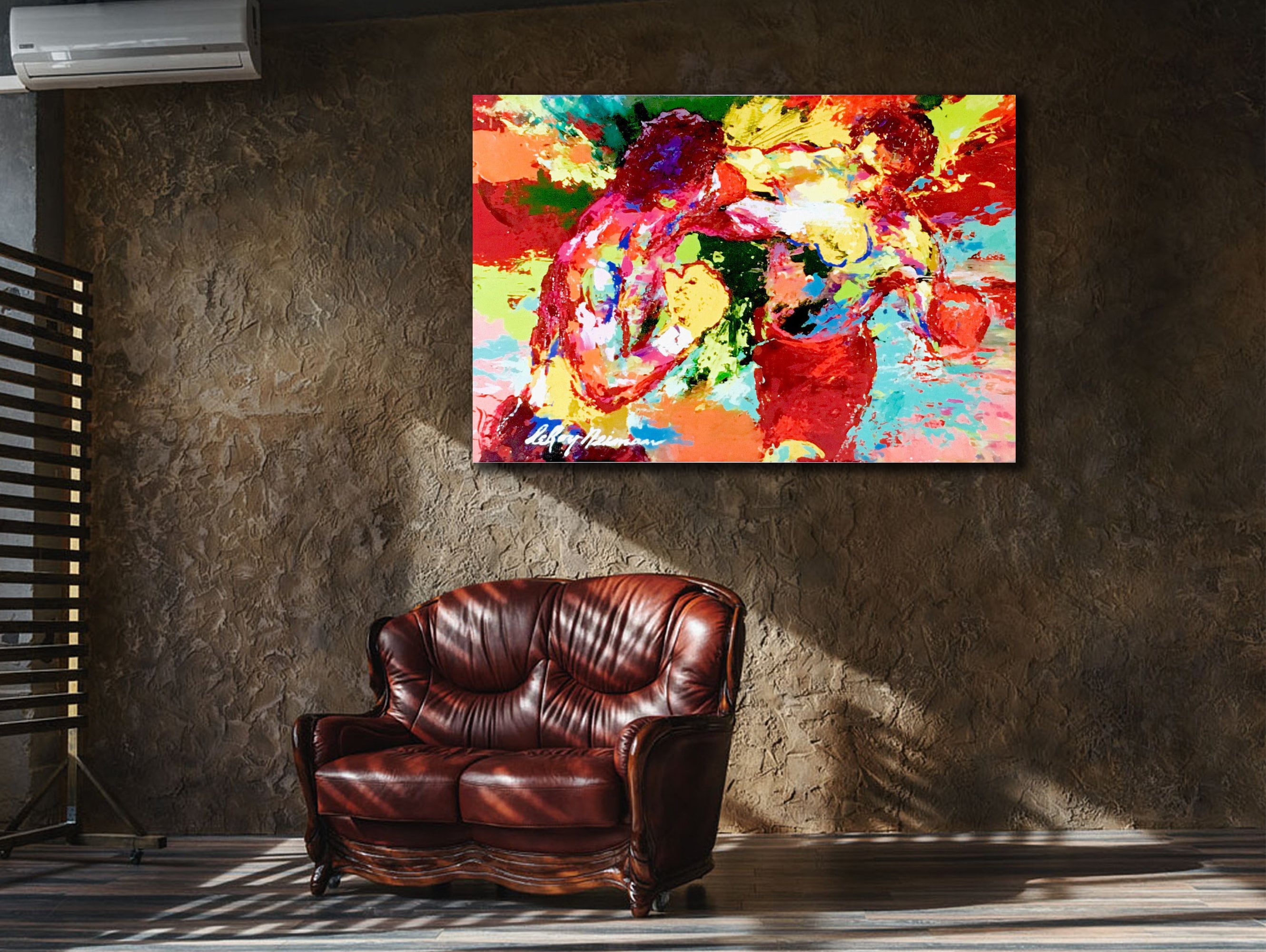 Rocky Vs Apollo Leroy Neiman Boxing Wall Art Canvas Poster Rocky Vs Apollo Leroy Neiman Boxing Wall Art Canvas Poster