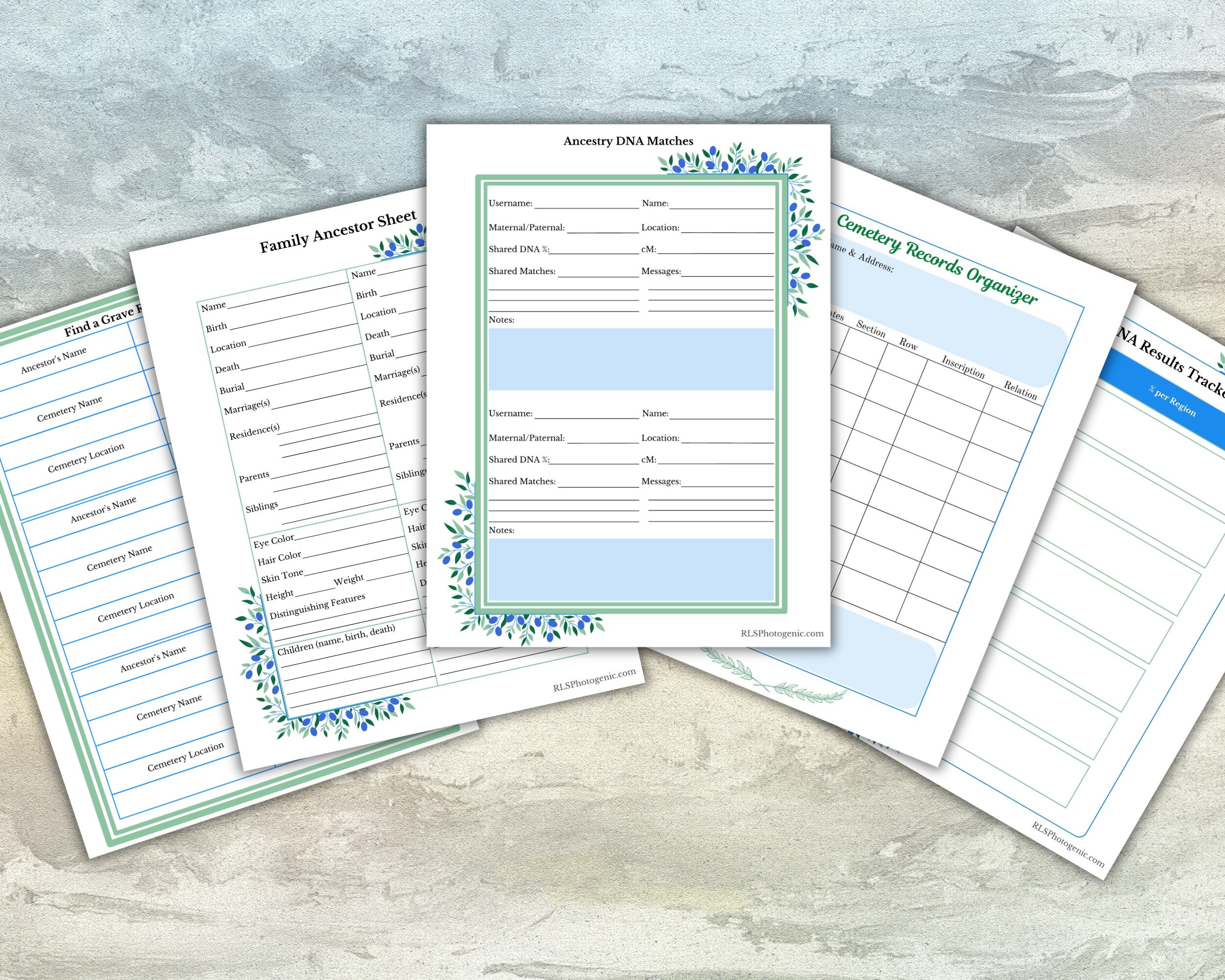 Family History Printable Sheets | Family Tree Ancestry Forms ...
