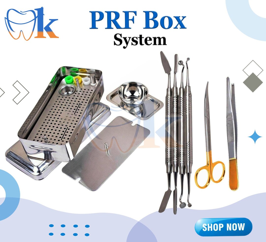 PRF Box Dental Implant Platelet Rich Fibrin Preserve Membrane Surgery ...