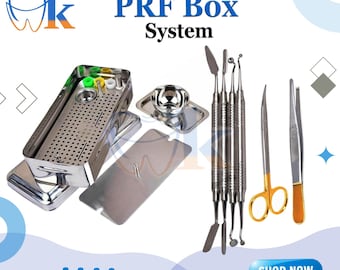 PRF Box Zahnimplantat Platelet Reich Fibrin Konserven-Membran-Chirurgie mit Instrumenten New CE