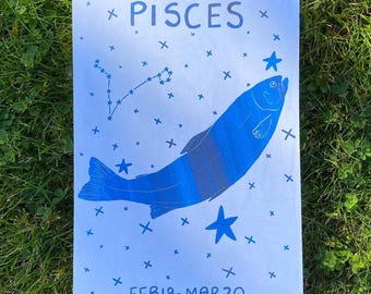 Grafika zodiaku Ryby, Horoskop astrologiczny dla znaku zodiaku, Pomysły na prezenty dla czarownic
