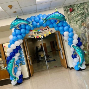 Back to School DIY Balloon Garland | Dolphin Theme Balloon | Under the Sea