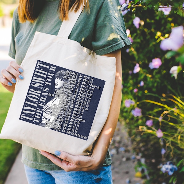 Taylor Eras Tour Tote Etsy