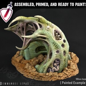 Zombie Worm | Miniature by Print Your Monsters | Mini for tabletop gaming, D&D, Pathfinder, and painting | Assembled and Primed