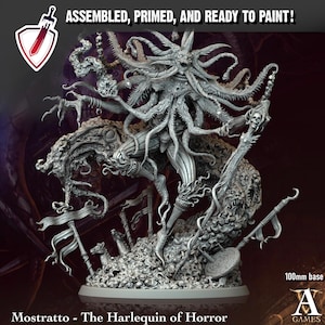 Mostratto | (Massive) Miniature by Archvillain Games | Resin Mini for Tabletop Gaming, D&D, Pathfinder, and Painting | Assembled and Primed
