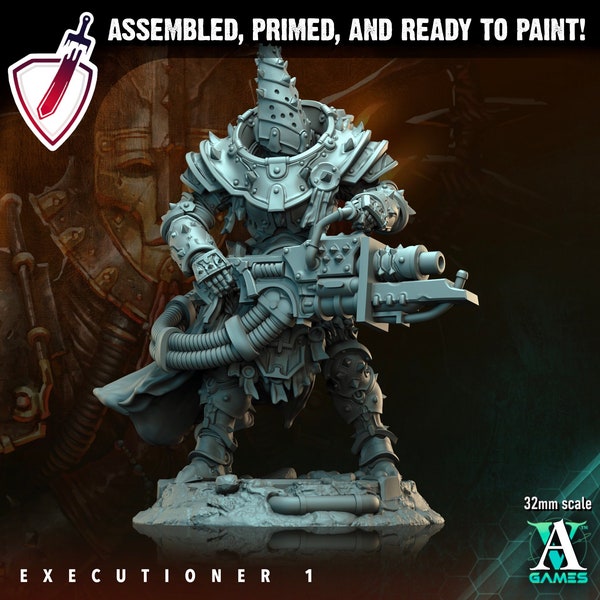 Executioners | Miniatures by Archvillain Games | Resin Mini for Tabletop Gaming, D&D, Wargaming, and Painting | Assembled and Primed