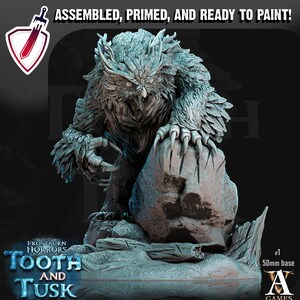 Owlbears | Miniatures by Archvillain Games | Resin Mini for Tabletop Gaming, D&D, Pathfinder, Painting | Assembled and Primed