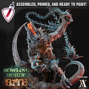 Akata | Miniature (massive) par Archvillain Games | Pour les jeux de société, D&D, Pathfinder, les jeux de guerre et la peinture | Assemblé et apprêté
