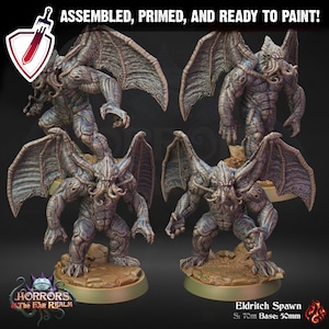 Eldritch Spawn | Miniatures by Crippled God Foundry | Resin Mini for Tabletop Gaming, D&D, Pathfinder, and Painting | Assembled and Primed