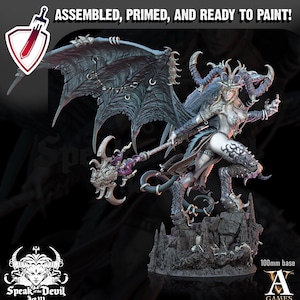 Illyra Vash | (Massive) Miniature by Archvillain Games | Mini for tabletop gaming, D&D, Pathfinder, painting | Assembled + Primed