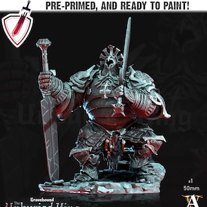 Arma Tenebris | Miniature by Archvillain Games| Resin Mini For Tabletop Gaming, D&D, Pathfinder, Wargames, Painting | Assembled and Primed