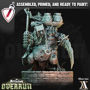 Beleaguer | (Large) Miniature by Archvillain Games | Resin Mini for Tabletop Gaming, D&D, Pathfinder, Painting | Assembled and Primed