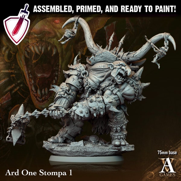 Ard One Stompas | (Large) Miniatures by Archvillain Games | Resin Mini for Tabletop Gaming, D&D, Pathfinder, Painting | Assembled and Primed